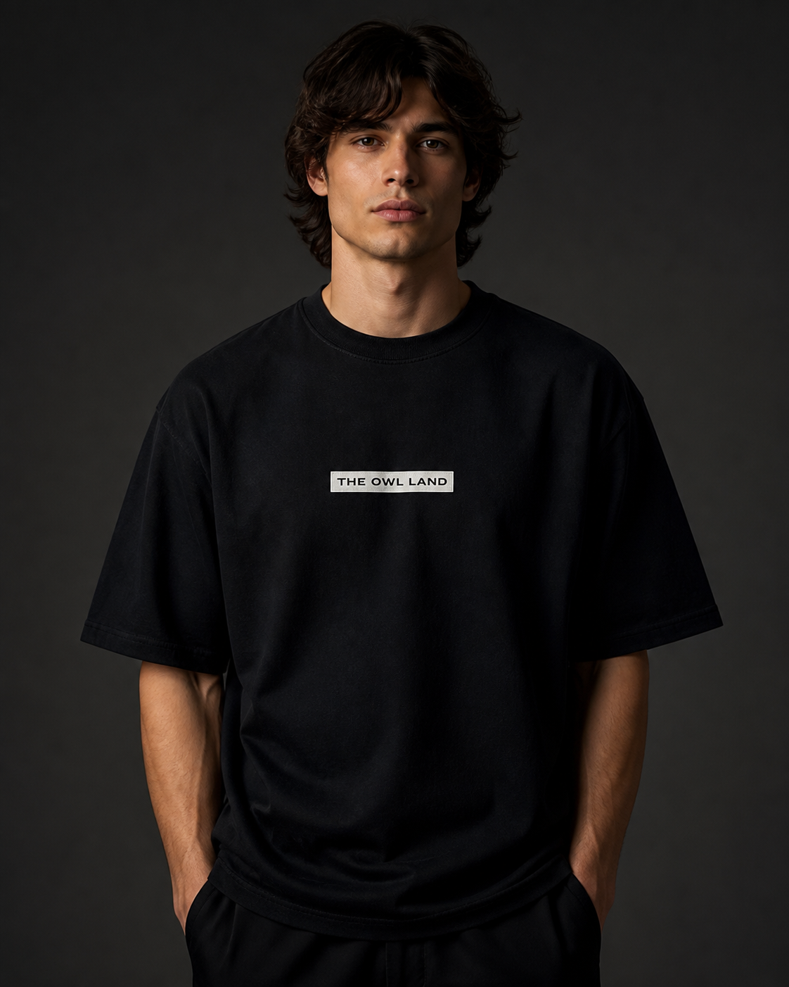 THE OWL LAND® Built In Silence Oversized T-Shirt