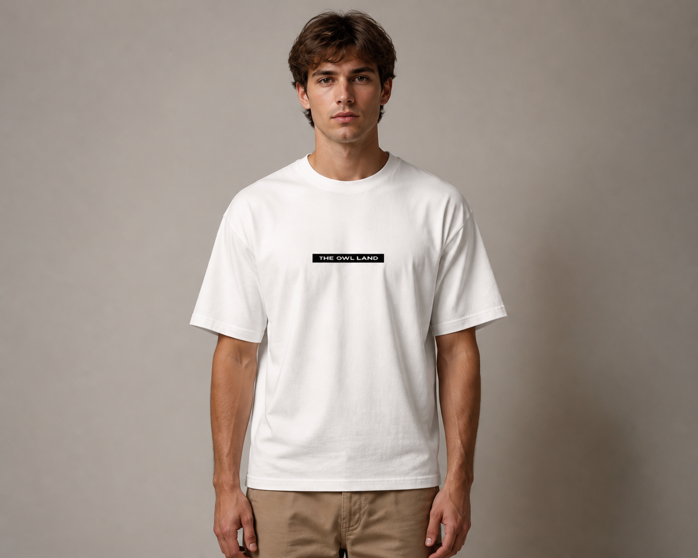 THE OWL LAND® Built In Silence Oversized T-Shirt